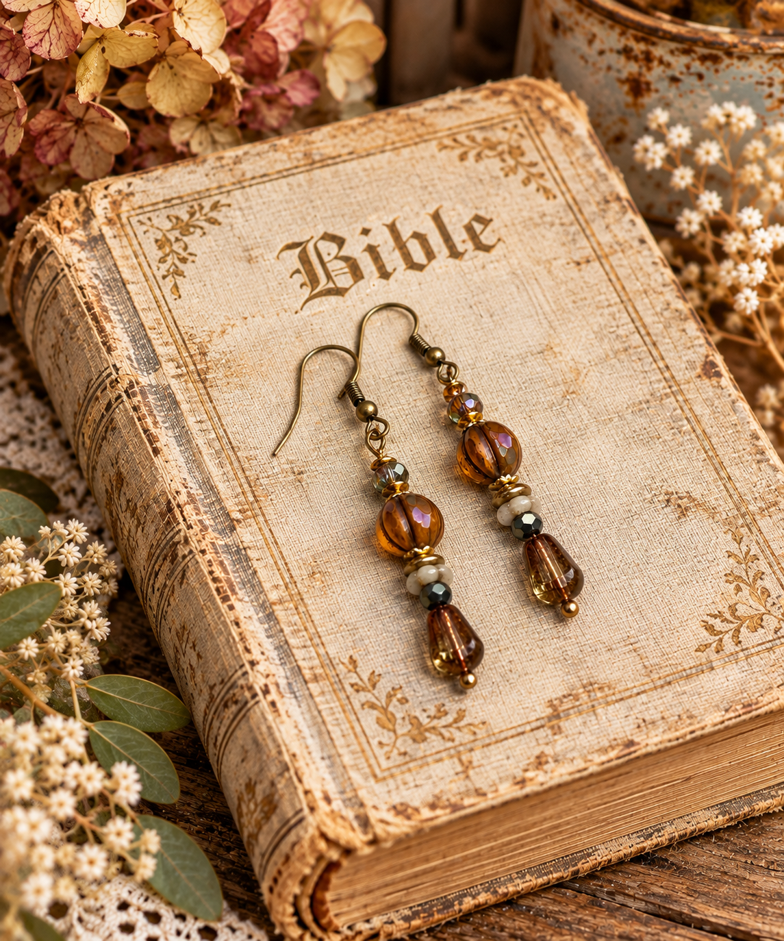 Autumn Topaz Earrings