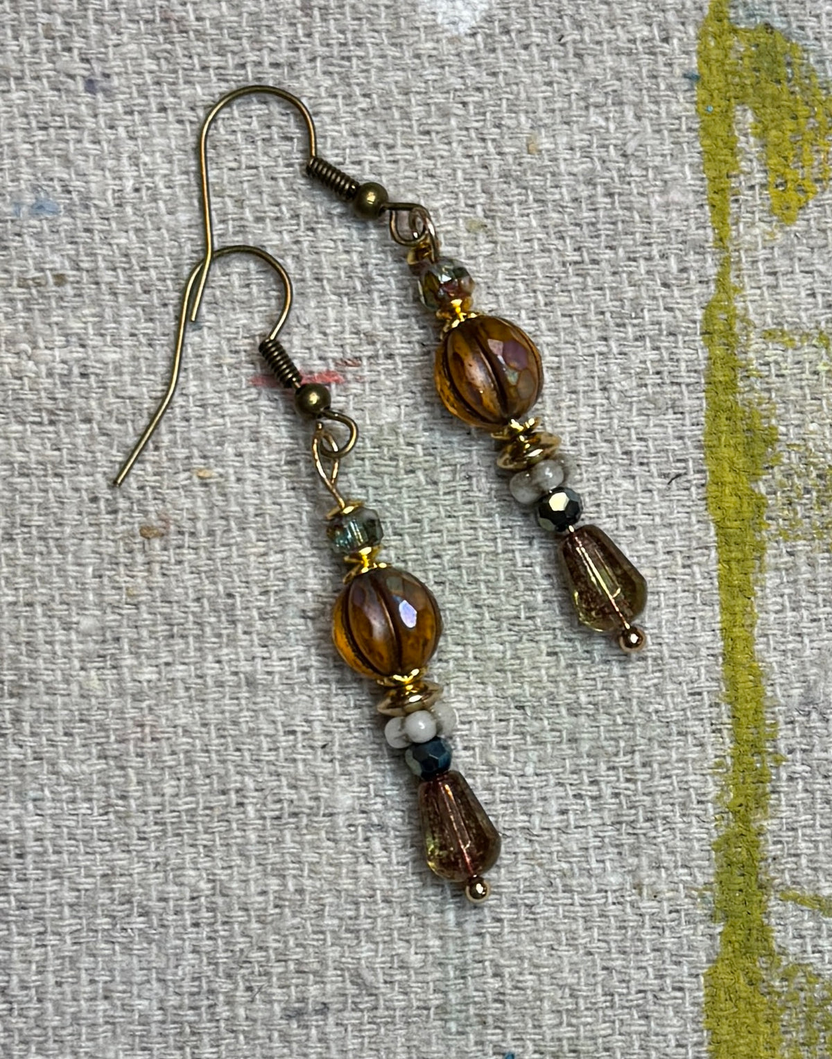 Autumn Topaz Earrings